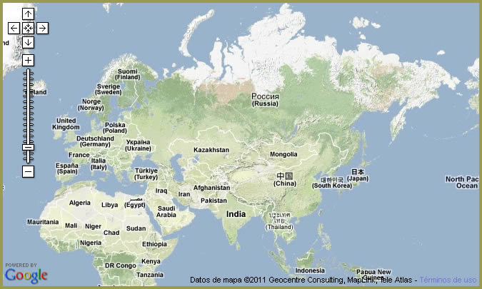 Mapa Asia