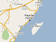 Mapa de Riviera Maya