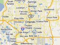 Mapa de Orlando