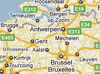 Mapa de Bruselas