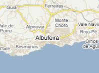 Mapa de Albufeira