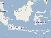 Mapa de Indonesia