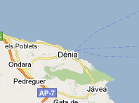 Mapa de D�nia