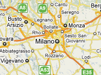 Mapa de Mil�n