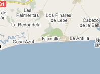 Mapa de Islantilla