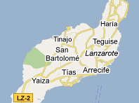 Mapa de Lanzarote