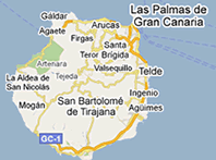 Mapa de Gran Canaria