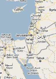 Mapa de Israel