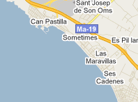 Mapa de Playa de Palma