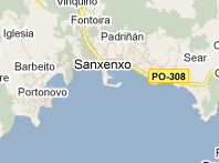 Mapa de Sangenjo