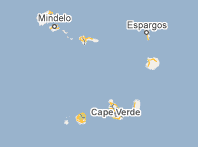 Mapa de Cabo Verde