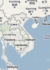 Mapa de Vietnam