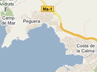 Mapa de Paguera