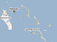 Mapa de Bahamas