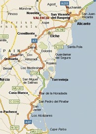 Mapa de Regi�n de Murcia