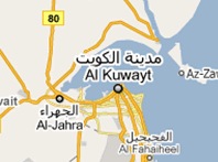 Mapa de Kuwait