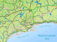 Mapa de Costa del Sol