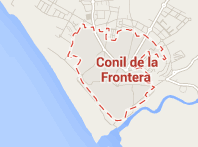 Mapa de Conil