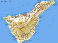 Mapa de Tenerife