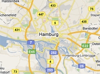 Mapa de Hamburgo