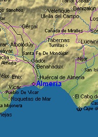 Mapa de Almer�a