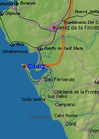 Mapa de C�diz