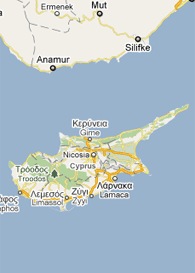 Mapa de Chipre