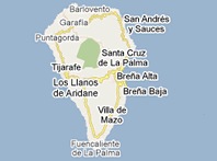 Mapa de La Palma
