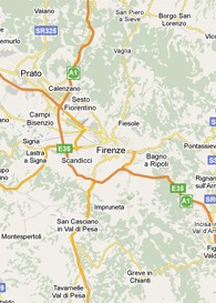 Mapa de Florencia
