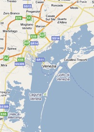 Mapa de Venecia