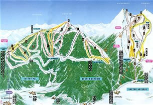 Mapa estacion esqu� Pal - Arinsal