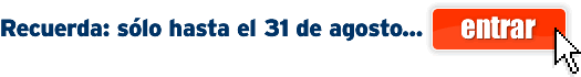 La Semana 10% solo dura hasta el 31 de Agosto!
