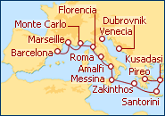 Ver el itinerario del Crucero Historic Reflections