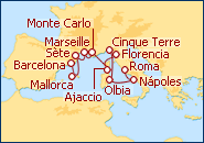 Ver el itinerario del Crucero Roman Interlude
