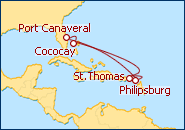 Ver el itinerario del Crucero Este Caribe�o