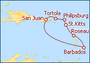 Ver el itinerario del Crucero Islas Coloniales