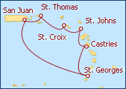 Ver el itinerario del Crucero Ritmos Caribe�os