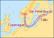 Ver el itinerario del Crucero Rusia, Estonia y Dinamarca