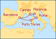 Ver el itinerario del Crucero Escapada Mediterr�nea I