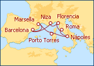Ver el itinerario del Crucero Momentos Mediterr�neos