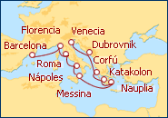 Ver el itinerario del Crucero Tapiz Mediterraneo I