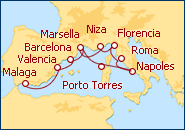 Ver el itinerario del Crucero Semana Santa III
