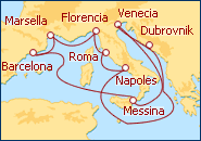 Ver el itinerario del Crucero Mediterr�neo I