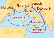 Ver el itinerario del Crucero Mediterr�neo III