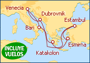 Ver el itinerario del Crucero Italia, Grecia, Turqu�a, Croacia