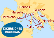 Ver el itinerario del Crucero Gran Crucero Mayores de 55 a�os