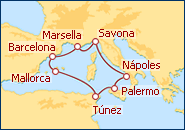 Ver el itinerario del Crucero Perfumes del Mediterr�neo