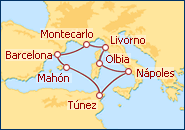 Ver el itinerario del Crucero Fascinante Mediterr�neo
