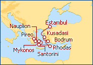 Ver el itinerario del Crucero Grecia, Turqu�a