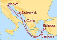 Ver el itinerario del Crucero Islas Griegas III